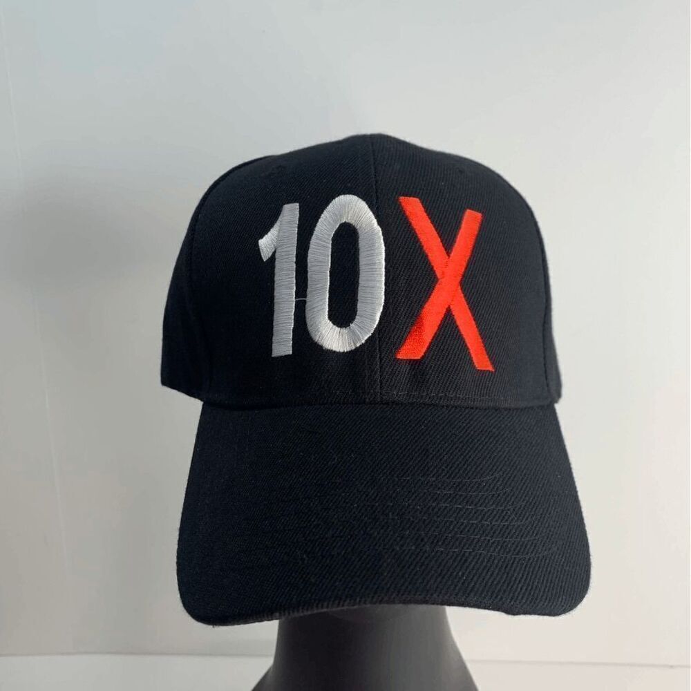 Grant Cardone‎ Baseball Hat 10X Rule Adjustable. Black. NWOT